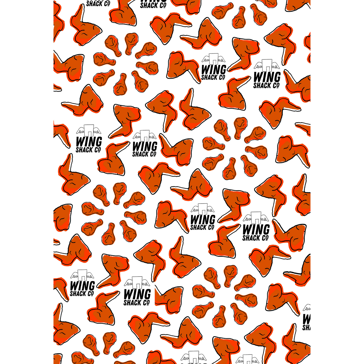 Wing Shack Co Greaseproof Paper -  (1 x 1,000 sheets)